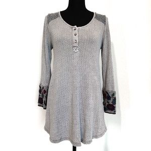 COPY - Soft Surroundings Henley with Embroidered …